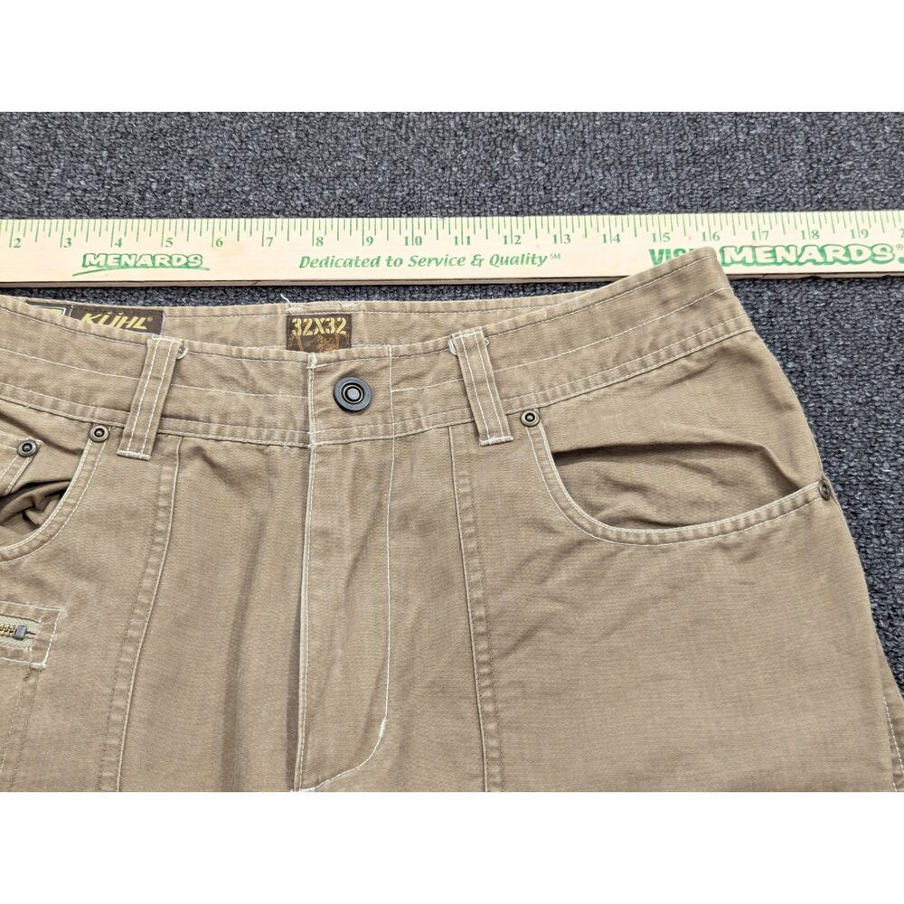 Kuhl Pants Mens 32 x 32 Crag Series Camp Brown Outdoor Hiking Trail Rugged - Picture 10 of 12